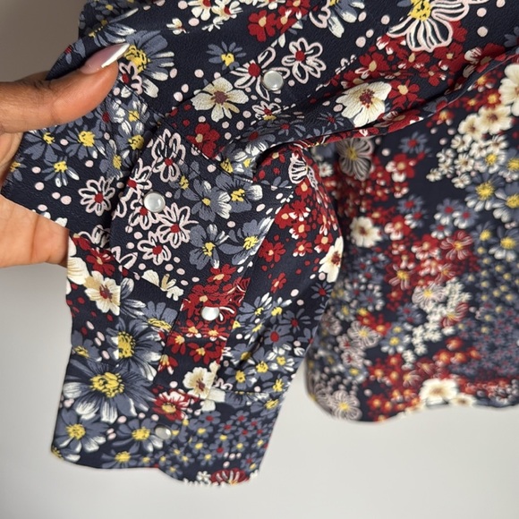 NEW Adriano Goldschmied Sutton Silk Shirt Medium - Picture 9 of 12